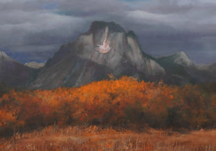 Evening at Teton National Park by Steve Boggs |   Closeup View of Artwork 