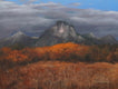 Original art for sale at UGallery.com | Evening at Teton National Park by Steve Boggs | $500 | oil painting | 18' h x 24' w | thumbnail 1