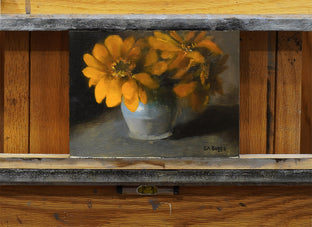 Orange Flowers by Steve Boggs |  Context View of Artwork 