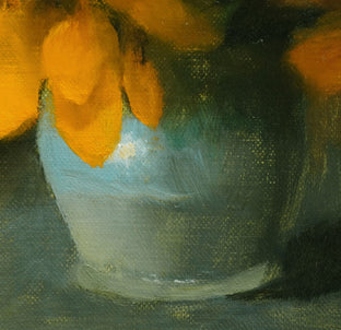 Orange Flowers by Steve Boggs |   Closeup View of Artwork 