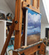 Original art for sale at UGallery.com | Wyoming Clouds by Steve Boggs | $500 | oil painting | 16' h x 20' w | thumbnail 2