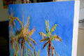 Original art for sale at UGallery.com | Coconut Palm Trees and the Blue Sky by Suren Nersisyan | $2,500 | oil painting | 30' h x 48' w | thumbnail 2