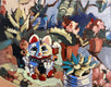 Original art for sale at UGallery.com | Lucky Cat and Succulents by Tara Zalewsky-Nease | $575 | oil painting | 11' h x 14' w | thumbnail 1