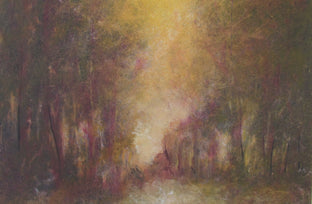 Golden Sky by Valerie Berkely |   Closeup View of Artwork 