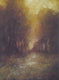 Original art for sale at UGallery.com | Golden Sky by Valerie Berkely | $225 | oil painting | 14' h x 11' w | thumbnail 1