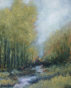 oil painting by Valerie Berkely titled Spring Tones