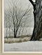 Original art for sale at UGallery.com | Edge of Winter by Vic Roschkov | $1,000 | watercolor painting | 26.75' h x 19.5' w | thumbnail 2