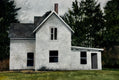 Original art for sale at UGallery.com | Moved Out by Vic Roschkov | $925 | watercolor painting | 18' h x 26.5' w | thumbnail 1