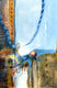 Original art for sale at UGallery.com | Let Go by Yamilet Sempe | $3,000 | mixed media artwork | 36' h x 24' w | thumbnail 1