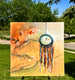 Original art for sale at UGallery.com | Trapped in Your Dreams by Yamilet Sempe | $2,200 | mixed media artwork | 36' h x 36' w | thumbnail 3