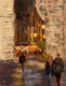 Original art for sale at UGallery.com | Evening in Rome by Yangzi Xu | $425 | oil painting | 14' h x 11' w | thumbnail 1