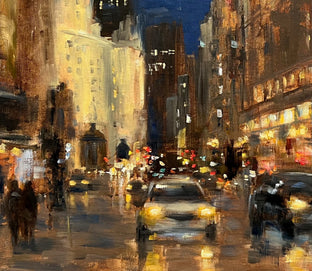 Magnificent Mile by Yangzi Xu |   Closeup View of Artwork 