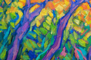 Autumn Forest by Tao Bai |   Closeup View of Artwork 