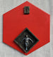 Original art for sale at UGallery.com | Hexagonal Essence I by Yelitza Diaz | $500 | mixed media artwork | 16' h x 14' w | thumbnail 1