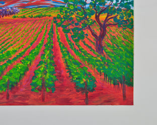 Gentle Breeze in Winery by Zelie Alice |   Closeup View of Artwork 