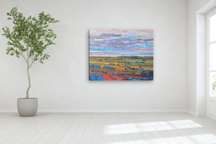 Rolling Fields and Skies by Srinivas Kathoju |  In Room View of Artwork 