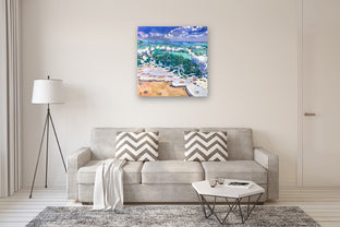 Sea Patterns by Tara Zalewsky-Nease |  In Room View of Artwork 