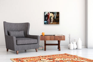 In the Sauna by David Kihlberg |  In Room View of Artwork 