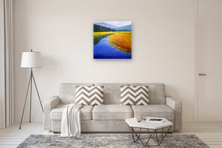 Along the River by Nancy Merkle |  In Room View of Artwork 