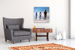 Day at the Beach by Carey Parks |  In Room View of Artwork 