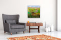 Original art for sale at UGallery.com | Red Roses by Allan P. Friedlander | $900 | oil painting | 24' h x 24' w | thumbnail 5