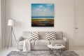 Original art for sale at UGallery.com | Morning Tide by George Peebles | $5,400 | oil painting | 48' h x 48' w | thumbnail 5