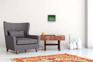 Water Lilies Heat of Day by Onelio Marrero |  In Room View of Artwork 