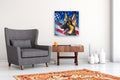 Original art for sale at UGallery.com | Dogmocracy by Jeff Fleming | $800 | oil painting | 24' h x 24' w | thumbnail 5