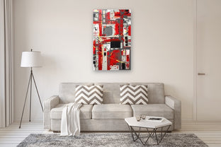 Block Party by Linda Shaffer |  In Room View of Artwork 