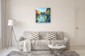 Original art for sale at UGallery.com | Wilson's Pond by Kip Decker | $2,400 | acrylic painting | 30' h x 30' w | thumbnail 5