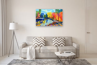 River Trail by Kip Decker |  In Room View of Artwork 