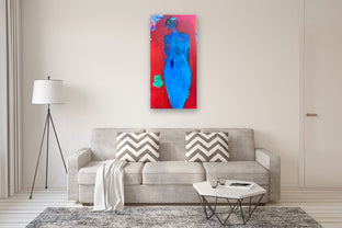 Blue Mermaid by Robin Okun |  In Room View of Artwork 