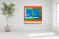 Original art for sale at UGallery.com | Window16 by Wenjie Jin | $4,000 | acrylic painting | 60' h x 60' w | thumbnail 2