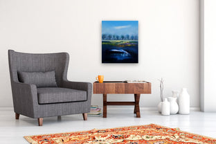 The Pond by George Peebles |  In Room View of Artwork 