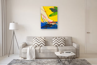 Catch a Wave by Rick "Marlowe" Schneider |  In Room View of Artwork 