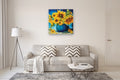 Original art for sale at UGallery.com | Sunshine in Bloom ll by Jeff Fleming | $2,300 | oil painting | 36' h x 36' w | thumbnail 5
