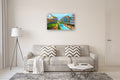 Original art for sale at UGallery.com | The Gardens by Mitchell Freifeld | $1,275 | oil painting | 32' h x 40' w | thumbnail 5