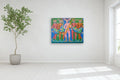 Original art for sale at UGallery.com | Queen by Arvind Kumar Dubey | $5,350 | acrylic painting | 42' h x 54' w | thumbnail 5