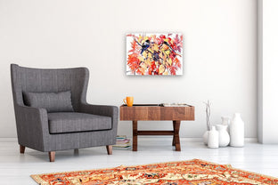 American Robins and Fall Foliage by Suren Nersisyan |  In Room View of Artwork 