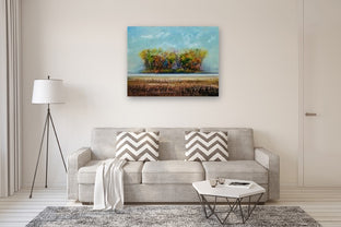 A Care Free Autumn by George Peebles |  In Room View of Artwork 