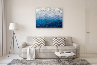 Midnight Waves by Janet Hamilton |  In Room View of Artwork 