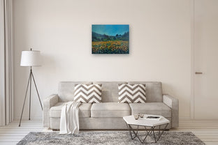 Fields of Sunshine by Claudia Verciani |  In Room View of Artwork 