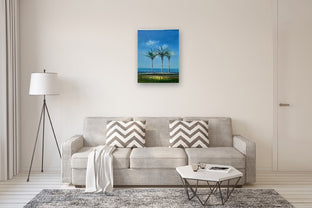 The Palm Trees by George Peebles |  In Room View of Artwork 