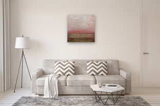 Pink Dusk by Lisa Carney |  In Room View of Artwork 