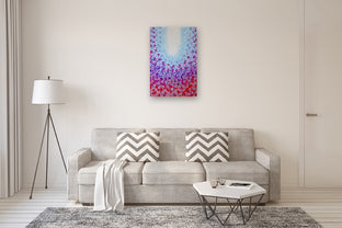 Blue, Purple and Orange by Natasha Tayles |  In Room View of Artwork 