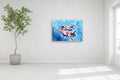 Original art for sale at UGallery.com | Water Romp by Benjamin Thomas | $3,000 | acrylic painting | 35' h x 51' w | thumbnail 5