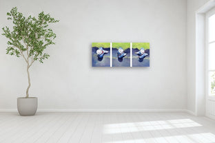 Eldorado Walk Triptych by Warren Keating |  In Room View of Artwork 