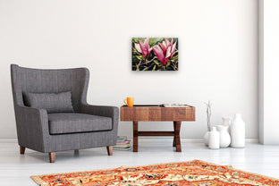 Moody Magnolias by Jinny Tomozy |  In Room View of Artwork 