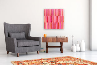 Triple Stripes E by Janet Hamilton |  In Room View of Artwork 