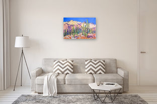 The Land of Saguaro Cactuses by Suren Nersisyan |  In Room View of Artwork 